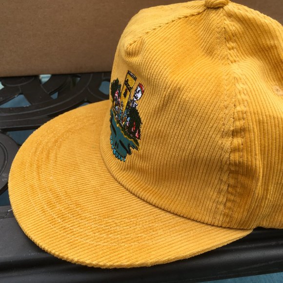 Corduroy Snap Back Hat Grateful Dead Coors Banquet Original Beer Garden Mushroom - Picture 8 of 8